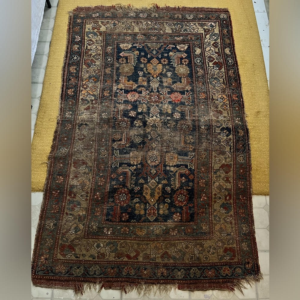 Vintage Handwoven Area Rug